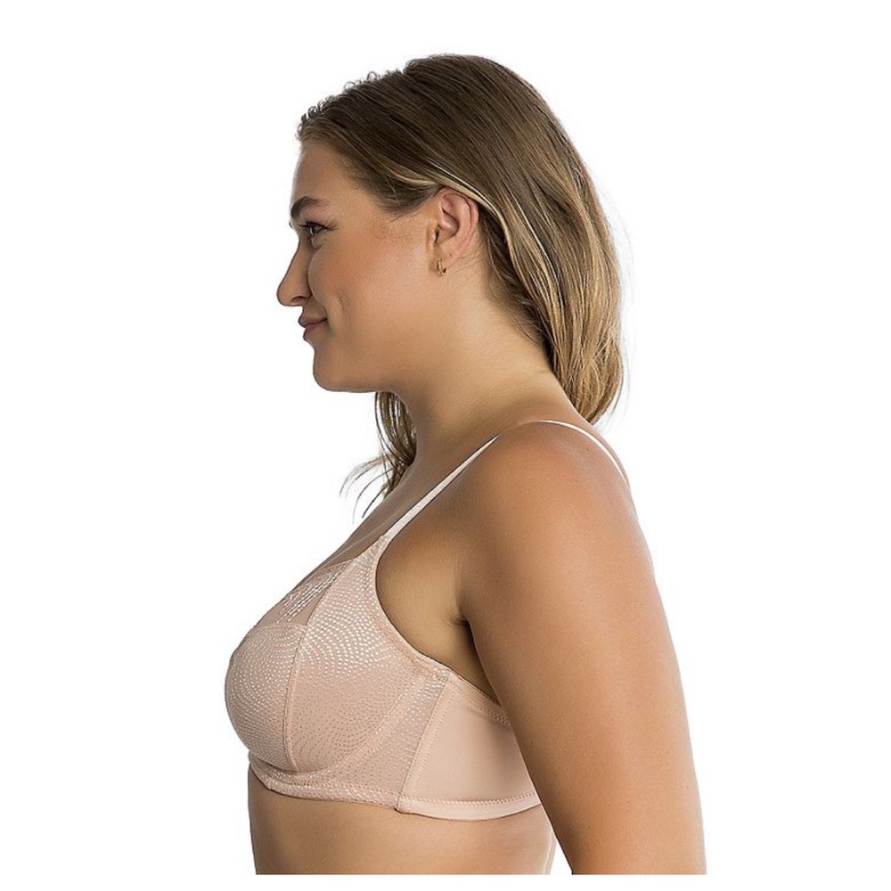 Chic Lace Women's Bra in Soft Beige - Picture 2 of 4